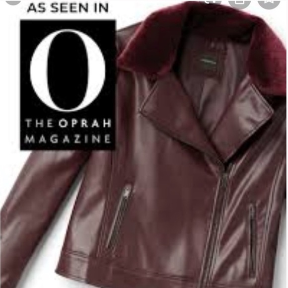 Faux-Leather Moto Jacket Size 28 - Picture 15 of 15